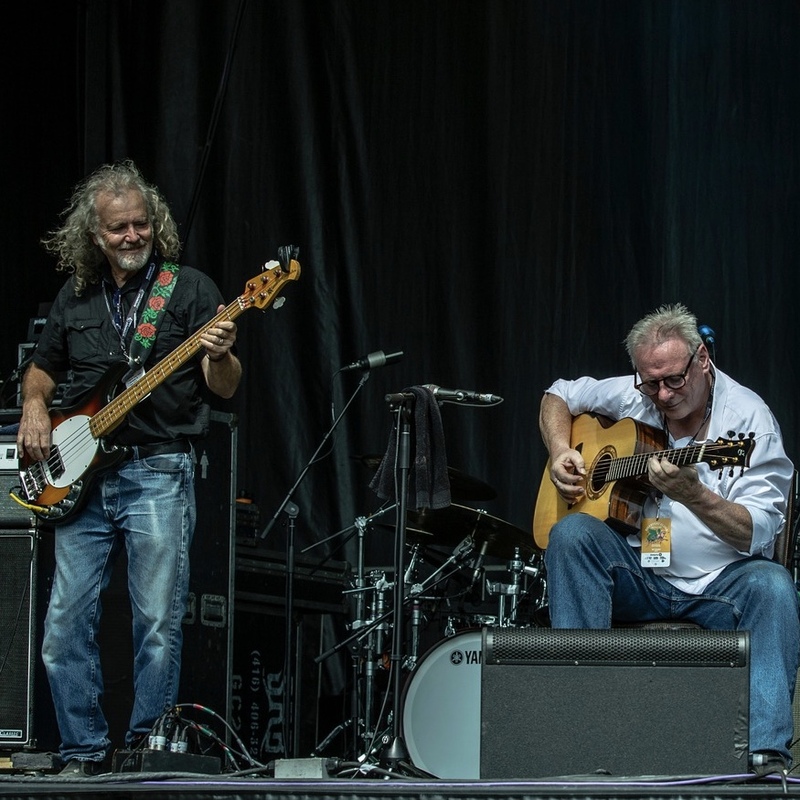 Playing Bass for Tony McManus at RiverFest Elora Photo by Milton Young